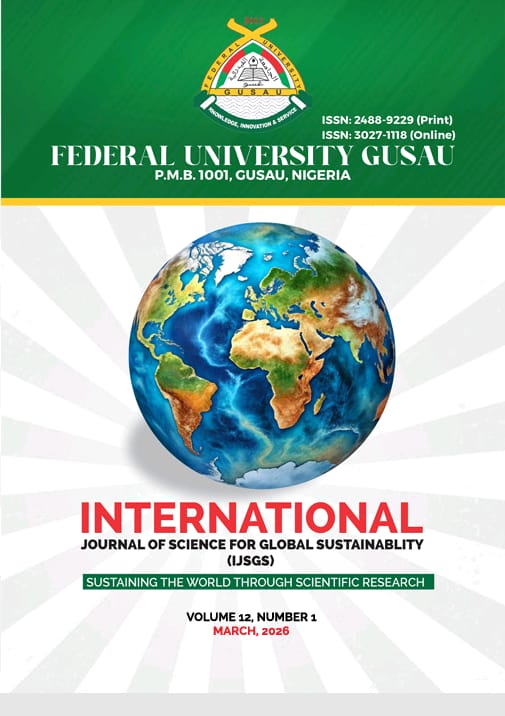 					View Vol. 12 No. 1 (2026): INTERNATIONAL JOURNAL OF SCIENCE FOR GLOBAL SUSTAINABILITY
				